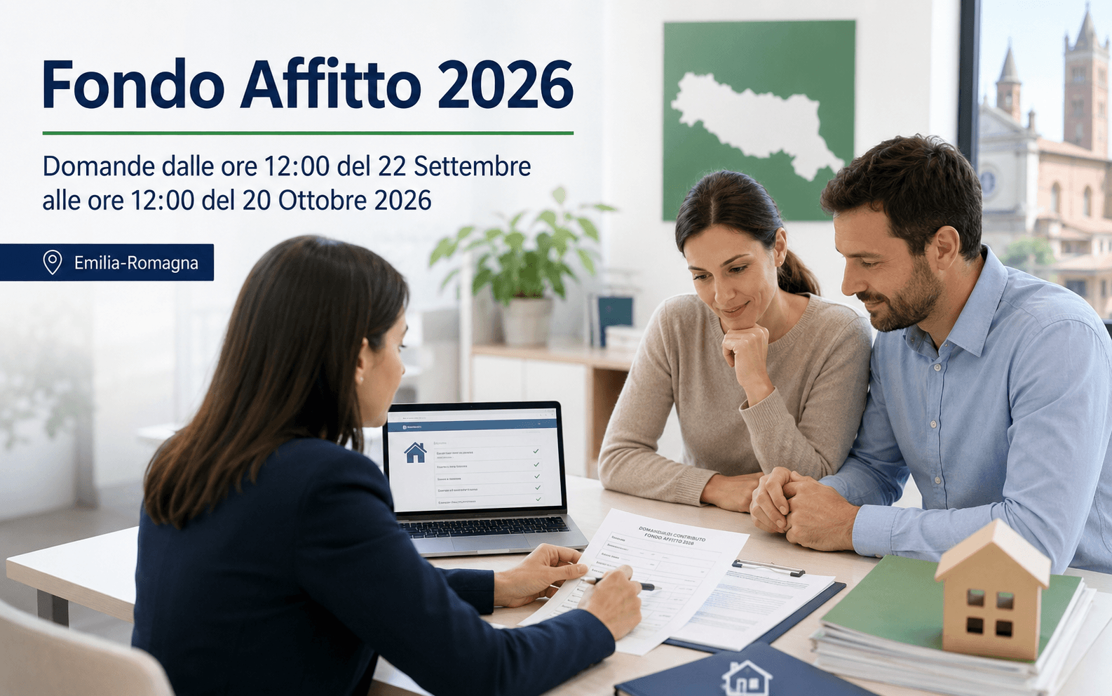 Emilia-Romagna: Fondo Affitto 2026 in apertura