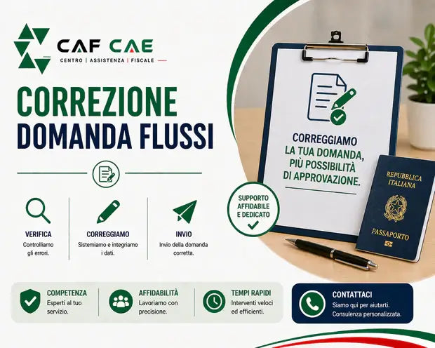 Correzione Domanda Flussi