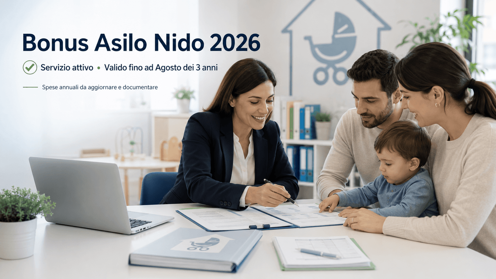 Bonus asilo nido 2026: servizio attivo per le famiglie