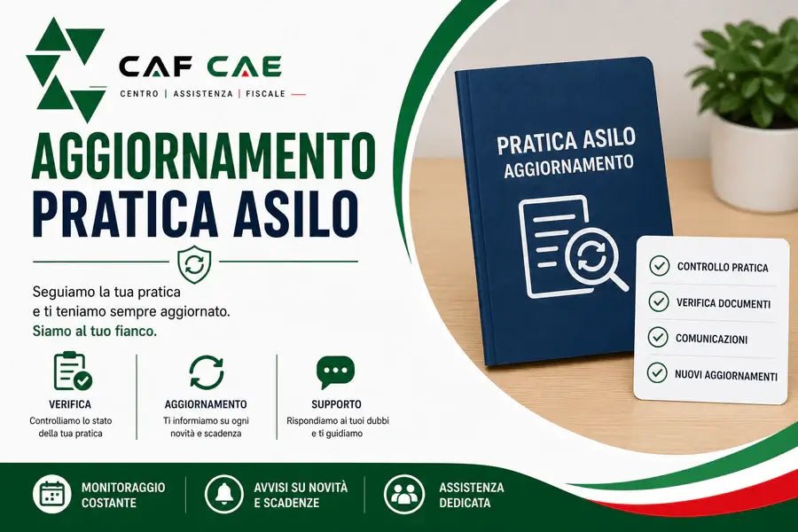 Aggiornamento Pratica Asilo (Italia)