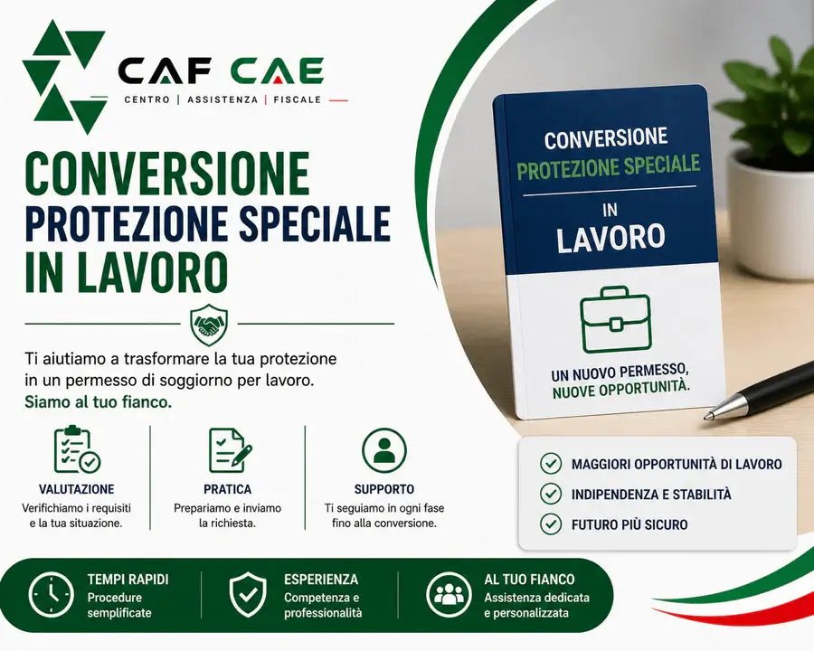 Conversione Protezione Speciale in Lavoro (Italia)