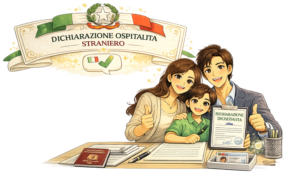 Dichiarazione Ospitalità Straniero