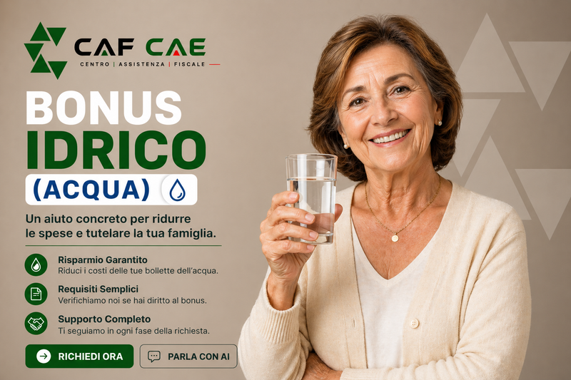 BONUS IDRICO (ACQUA)