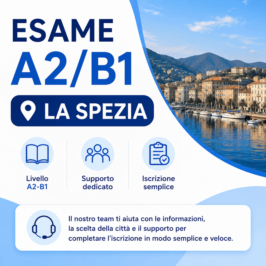 Esame A2/B1 La Spezia