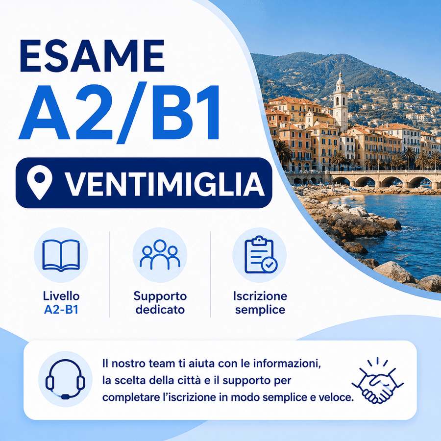 Esame A2/B1 Ventimela