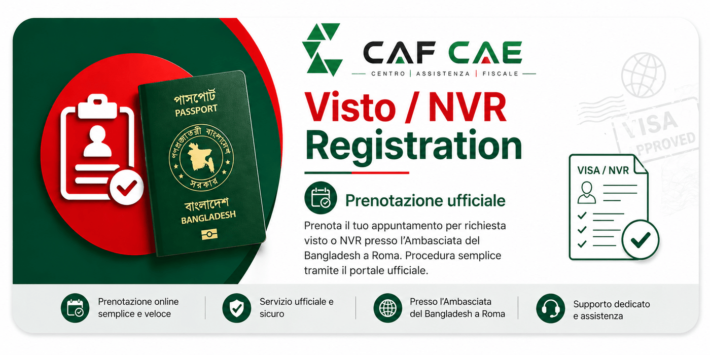 Registration Visto / NVR (Italy)