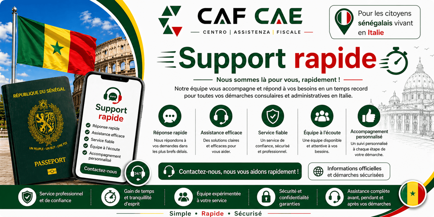Support rapide (Italie) - CAF CAE