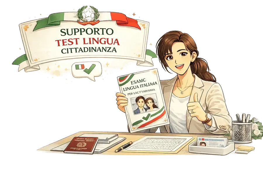 Supporto Test Lingua Cittadinanza